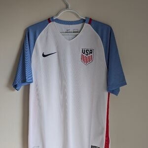 Nike USA Soccer Jersey - White and Blue